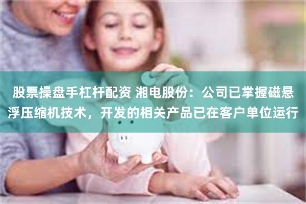 股票操盘手杠杆配资 湘电股份：公司已掌握磁悬浮压缩机技术，开发的相关产品已在客户单位运行