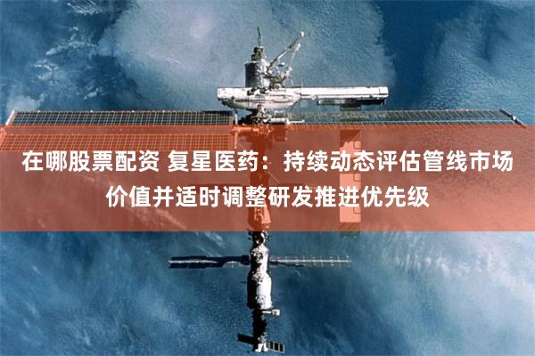 在哪股票配资 复星医药：持续动态评估管线市场价值并适时调整研发推进优先级