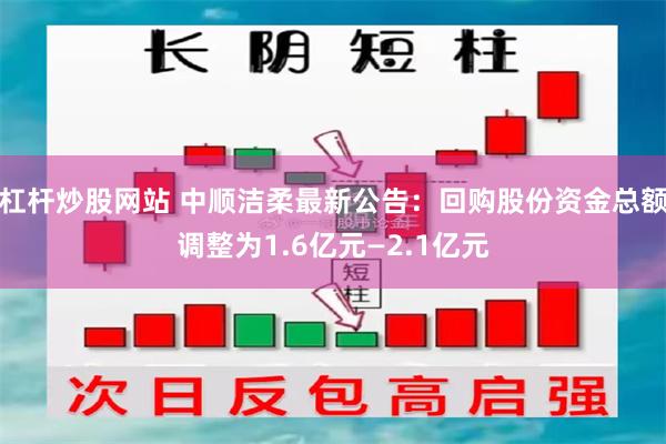 杠杆炒股网站 中顺洁柔最新公告：回购股份资金总额调整为1.6亿元—2.1亿元