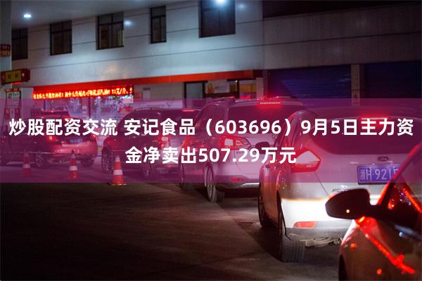 炒股配资交流 安记食品（603696）9月5日主力资金净卖出507.29万元
