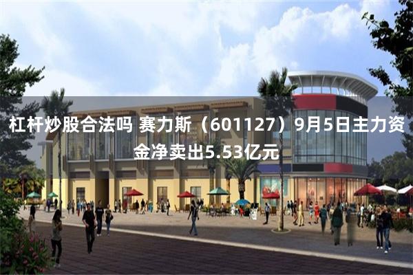 杠杆炒股合法吗 赛力斯（601127）9月5日主力资金净卖出5.53亿元