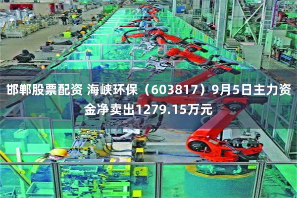 邯郸股票配资 海峡环保(603817)9月5日主力资金净卖出1279.15万元