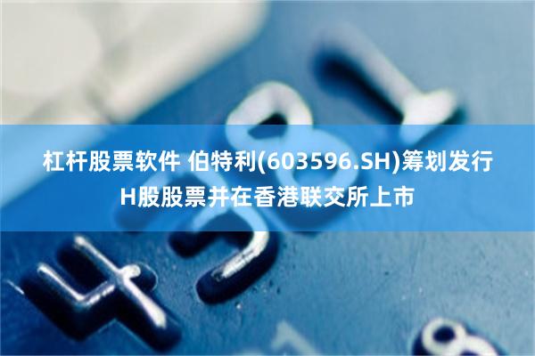 杠杆股票软件 伯特利(603596.SH)筹划发行H股股票并在香港联交所上市