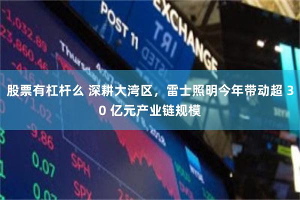 股票有杠杆么 深耕大湾区，雷士照明今年带动超 30 亿元产业链规模
