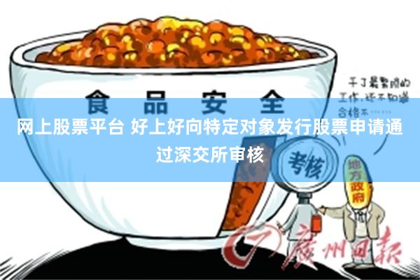 网上股票平台 好上好向特定对象发行股票申请通过深交所审核